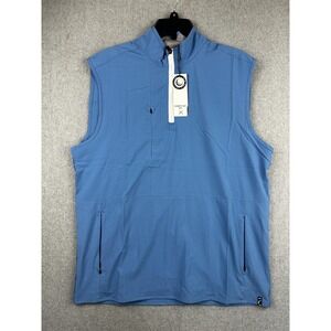 Kenneth Cole Golf Vest Mens Large Water Resistant Zip Sleeveless Jacket New